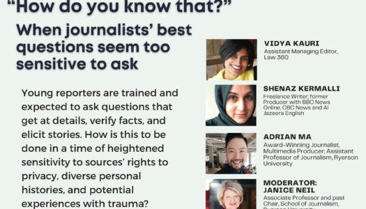“How do you know that?” When journalists’ best questions seem too sensitive to ask