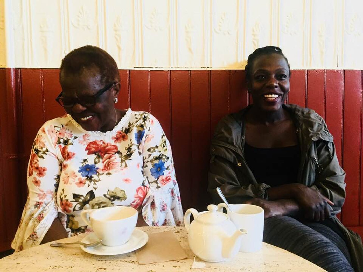 Media Girlfriends co-founder Garvia Bailey and her mother Eva Bailey. Eva Bailey is the subject of the first episode of the podcast Strong and Free, which tells the story of the women who came to Canada as part of the West Indian Domestic Scheme. (Photo supplied)