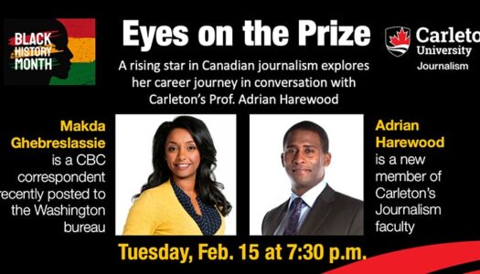 Eyes on the Prize – a Black History Month event with Makda Ghebreslassie