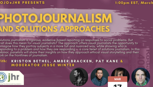 Photojournalism and Solutions Approaches