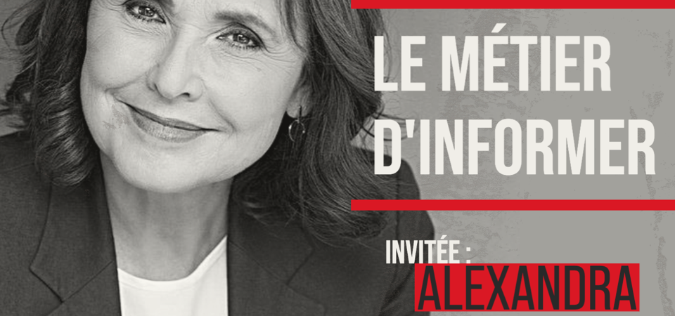 Projet J Observatoire numérique du journalisme Le métier d'informer Invitée: Alexandre Szacka Photo de la journaliste Alexandra Szacka