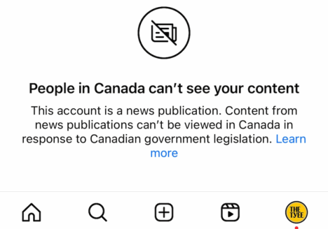 People in Canada can't see your content.