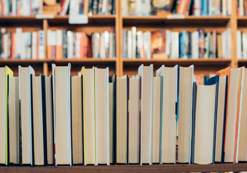 Row of books