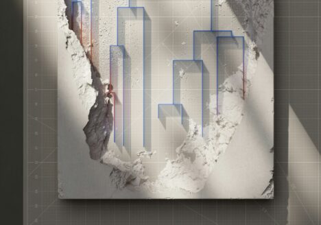 An artist’s illustration of artificial intelligence (AI). This image explores how AI can be used to solve fundamental problems, unlocking solutions to many more.