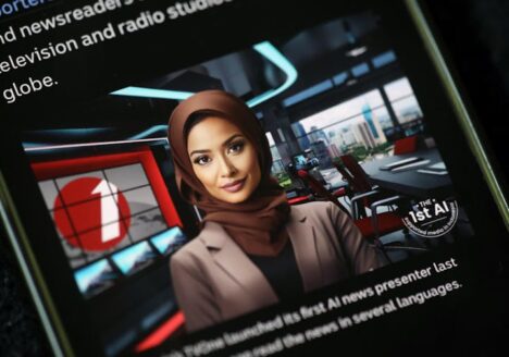 Indonesia’s TVOne launched an AI news presenter in 2023. T.J. Thomson