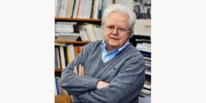 Entrevue de Projet J avec Florian Sauvageau, prof émérite en journalisme de l'Université Laval.